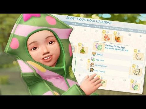 Holiday Ideas For Your Calendar In The Sims 4 📆 // The Sims 4: Gameplay Ideas - YouTube Sims 4 Holiday Calendar Ideas, Sims 4 Calendar Ideas, Sims 4 Holidays, Sims 4 Holiday Ideas, Sims 4 Seasons Cc, Sims 4 Gameplay Ideas, The Sims 4 Seasons, Sims 4 Seasons, 4 Baby