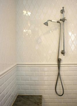 Bathroom Ideas contemporary bathroom Room Half Wall, Mini Bad, Arabesque Tile, Master Bath Remodel, Bathroom Shower Tile, Shower Tile Designs, Upstairs Bathrooms, Bathroom Redo, Girls Bathroom