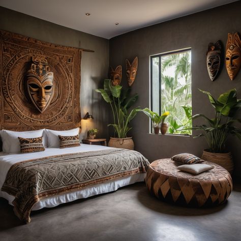 Polynesian Interior Design, Boho Master, Modern Bedroom Interior, Cozy Design, Peaceful Sleep, Master Bedrooms Decor, Minimalist Bedroom, Bedroom Storage, Modern Boho