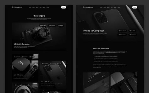 Photography Webflow Template Photography Portfolio Website, Css Grid, Ecommerce Website Template, Web Design Tools, Photo Store, Website Page, Responsive Website Template, Latest Design Trends, Responsive Website