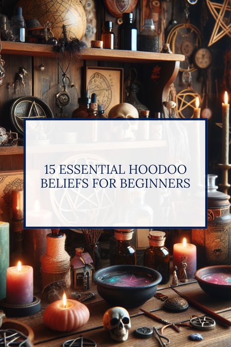 Discover the fascinating world of Hoodoo with these 15 core beliefs. Ideal for beginners, this guide explores authentic practices and teachings that form the heart of this folk magic tradition. From understanding the significance of spirits to practical spells and charms, we break down essential concepts that will help you connect with Hoodoo. Learn about rituals, herbalism, and more through simple explanations and examples that are perfect for those just starting on their magical path. Now is the perfect time to deepen your knowledge and embrace the power of Hoodoo. Hoodoo Delish Spells, Hoodoo Shoe Spells, Book Of Psalms Hoodoo, Hoodoo Aesthetic, Voodoo Spirits, Hoodoo Altar, Voodoo Aesthetic, Folk Witchcraft, Hoodoo Conjure Rootwork