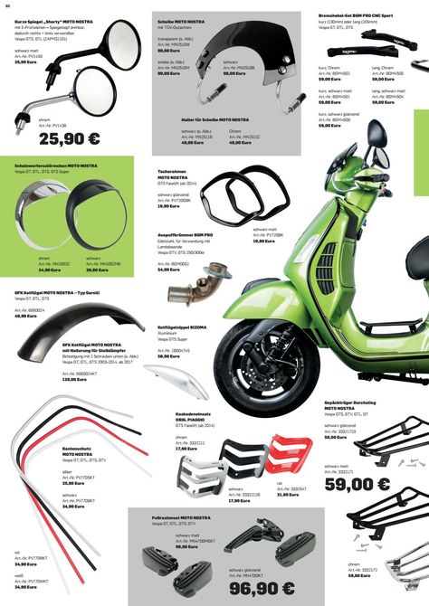 Scooter Center Specials : Vespa GTS flyer 2018 BROSCHÜRE 2018 . AUSGABE 01 . DEUTSCH Vespa Gts Custom, Vespa Gts 300 Custom, Vespa Gts 300 Super Sport, Vespa 300 Gts, Vespa Gts 250 Ie, Vespa Gts 125, Vespa Gts 250, Vespa 300, Vespa Motor Scooters