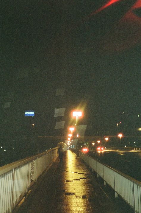 film photo, the film monocle, film camera, tokyo, japan, traveling, film photography, cinestill, 800T, halation, Halation Photography, Rainy Tokyo, Night Bridge, Cinestill 800t, Film Photo, Photography Aesthetic, Film Camera, Tokyo Japan, Film Photography