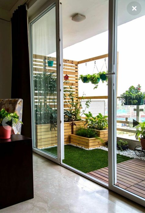 Balcony Makeover, Small Apartment Balcony Ideas, Cheap Apartment Decorating, Balcony Ideas Indian, Balcony Design Ideas, Balcony Ideas Apartment Outdoor, Small Balcony Ideas Apartment, Small Balcony Garden, Modern Balcony