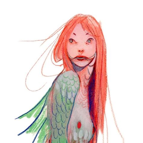 Pencil Character, Mermaid Illustration, Mermaid Drawings, Mermaid Art, Digital Watercolor, Comic Illustration, Pencil Illustration, Illustration Artwork, A Mermaid