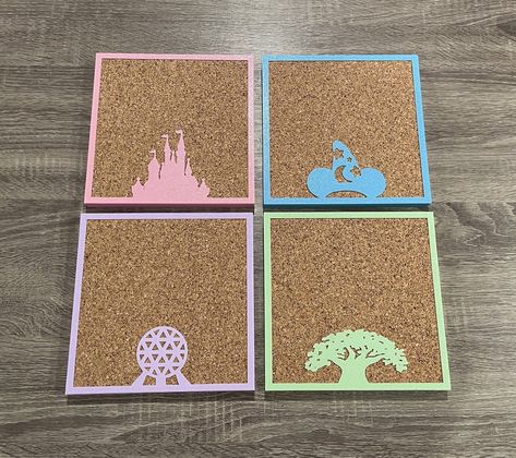 Pin Board Diy, Disney Pin Board, Pin Board Ideas, Disney Pin Display, Paint Cork, Diy Cork Board, Disney Pin Collections, Easy Wall Hanging, Cork Boards