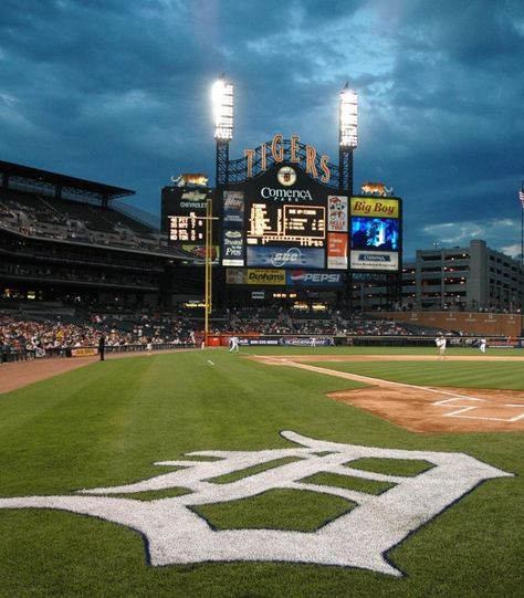 Comerica Park, 2100 Woodward Ave, Detroit, MI  We love supporting Detroit Sports Teams! (scheduled via http://www.tailwindapp.com?utm_source=pinterest&utm_medium=twpin&utm_content=post106537929&utm_campaign=scheduler_attribution) Michigan Detroit, Detroit Vs Everybody, Major League Baseball Stadiums, Detroit Motors, Comerica Park, Mlb Stadiums, Tiger Stadium, Softball Training, Detroit Sports