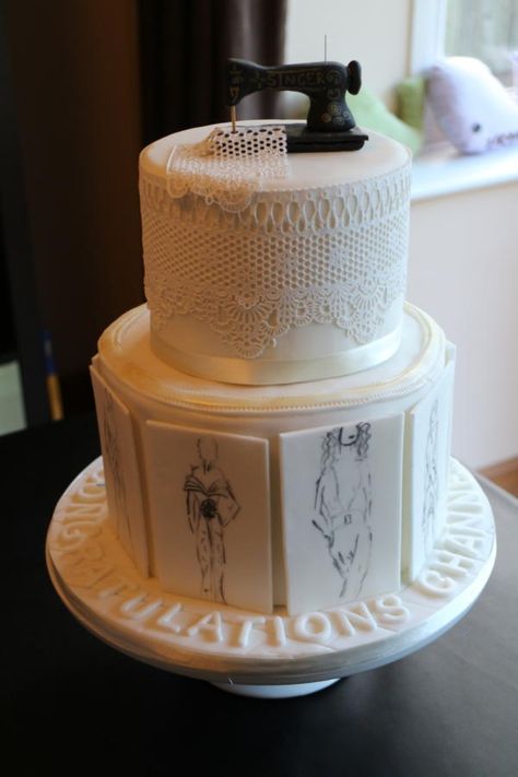 Fashion designer cake - Cake by Ermintrude's cakes Fashion Cake Ideas, Cakes For Fashion Designer, Fashion Cakes Birthday, Fashion Themed Cake, Fashion Design Cake Ideas, Cake For Fashion Designer, Fashion Theme Cake, Fashion Birthday Cake, Fashion Designer Cakes For Women