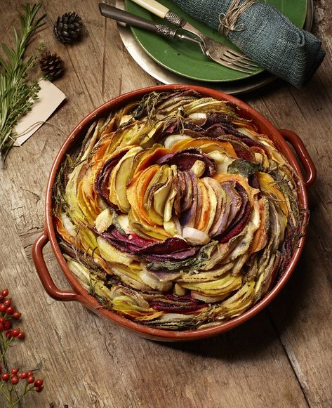 Root Vegetable Gratin  | Made In Hackney Root Vegetable Gratin, Vegetable Gratin, Food Growing, Sugar Free Baking, Root Vegetable, Baked Vegetables, All Vegetables, Root Vegetables, Composting