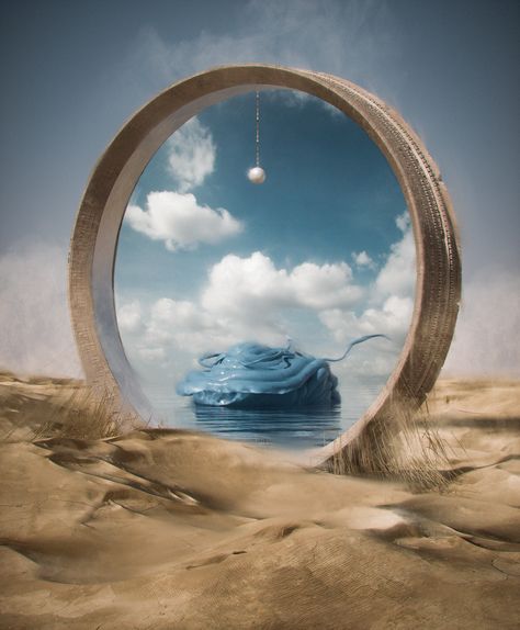 Soft Sand in the New Time on Behance Sand Concept Art, Portal Design, Sands Of Time, Octane Render, Action Cards, Ancient Technology, Gold Sand, Maxon Cinema 4d, Adobe Photoshop Lightroom