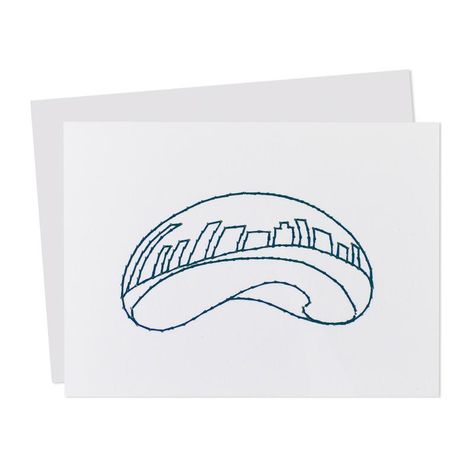 Chicago Bean Tattoo, Bean Tattoo, Kentucky Chicken, Chicago Souvenirs, Boston Tattoo, Chicago Bean, Chicago Tattoo, Stitched Cards, California Poppy