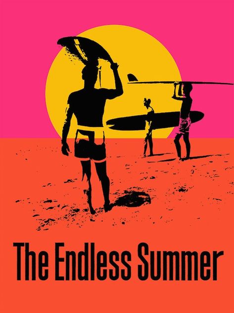 Endless Summer Movie, Endless Summer Poster, Documentary Poster, Surf Movies, The Endless Summer, Surf Poster, 11x17 Poster, Summer Poster, Look Retro