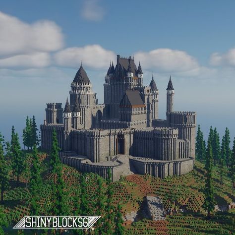 ShinyBlocks on Instagram: "Castle map download , Check my patreon in the bio . ___________________________ Shader: Chocapic13 texture pack : fwhip & Jermsyboys better leaves . ___________________________ #minecraft #minecraftbuilds #minecraftbuild #minecraftcreations #minecraftcreation #minecraftpe #mcpe #minecraftideas #minecraftidea #minecraftdesigns #minecraftdesign #minecraftinspiration #minecrafttutorial #minecrafttutorials #minecraftinspirations #minecraftdaily #minecraftconstantly #rale # Minecraft Castle Map, Minecraft Burg, Minecraft Palace, Minecraft Medieval Castle, Castle Map, Minecraft Castle Blueprints, Minecraft Castle Designs, Minecraft Kingdom, Minecraft City Buildings