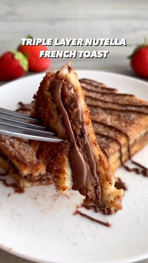 Random Discord PFP: Spontaneous Profile Pictures Nutella French Toast, Sweet Dishes Recipes, Quick Recipes Snacks, Easy Baking Recipes Desserts, Yummy Comfort Food, Easy Snack Recipes, Think Food, Sweet Snacks Recipes, Healthy Sweets Recipes