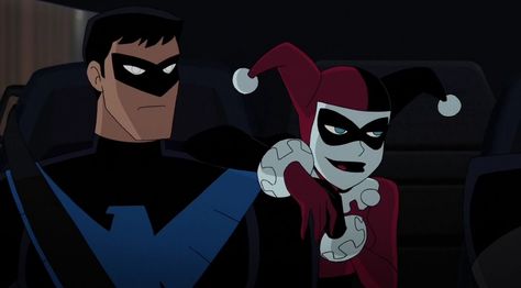 Harley And Nightwing, Nightwing X Harley Quinn, Nightwing And Harley Quinn, Harley Quinn And Nightwing, Harley Quinn Movie, Dc Nightwing, Batman And Harley Quinn, Batman And Harley, Nighwing