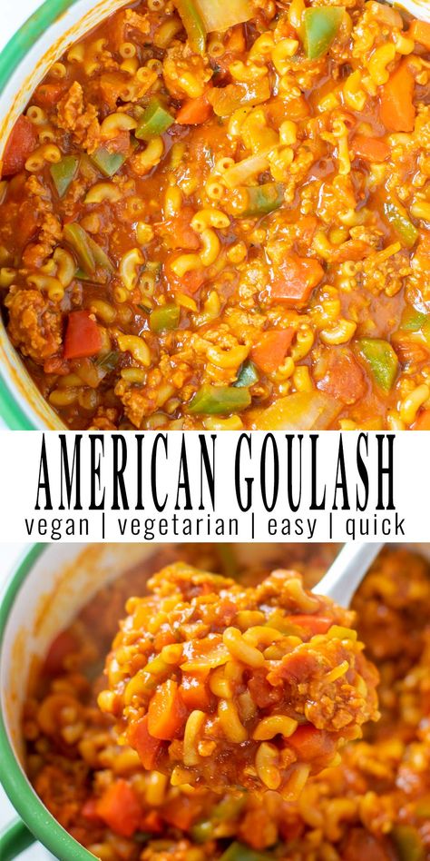 Goulash Recipes Vegetarian, Meatless Goulash Recipes, Vegetarian Goulash Recipes, Dairy Free Goulash, Vegan Goulash Recipes, Goulash Vegetarian, One Pot Meals Vegetarian, Vegetarian Goulash, Vegan Goulash