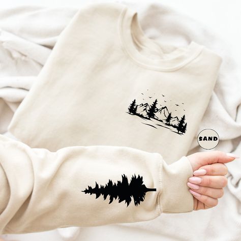 Aesthetic Nature Sweatshirt, Camping Hoodie, Mountain Tshirt, Outdoors Sweater, Nature Lover Shirt, Landscape Hoodie, Hiking Apparel, M0843 🙏Thank you for visiting! We are pleased to welcome you to SugarPinkkStore. Our shop is delighted to have you here. SugarPinkkStore offers a wide range of affordable, high-quality custom designs for friends, family, co-workers, and loved ones.  ORDER INSTRUCTIONS  ✔ Review all listing photos carefully. ✔ Select your preferred size and color from the dropdown Cool Sweatshirt Designs, Trendy Tshirt Designs, Sweatshirt Design Ideas, Mountain T Shirt, Hiking Apparel, Hoodie Design Ideas, Tshirt Design Ideas, Camping Clothes, Camping Hoodie