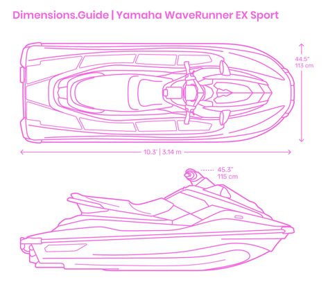 The Yamaha WaveRunner EX Sport (2019) is a water sport boat built for fun and outgoing individuals for leisure and watersport activities. It spots a reboarding step one can use to re-board after a swim, EX bow, waterproof storage compartment, and compact engines that deliver plenty of power. Downloads online #jetski #watersport #transport Jetski Drawing, Jet Ski Fishing, High Performance Boat, Thailand Activities, Yamaha Waverunner, Ocean Projects, Blueprint Drawing, Garage Floor Plans, Boat Model