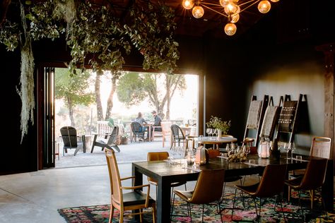 Vineyard Tasting Room, Wine At Home, Barnwood Table, California Room, Manzanita Tree, Winery Tasting Room, Barrel Room, Wine Tasting Room, Sunset Magazine