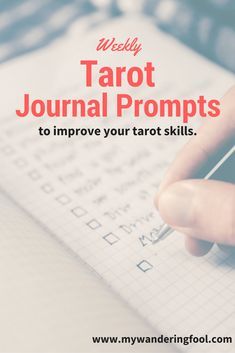 The tarot deck is a tool to help you draw on your intuition, and it is your self-awareness of the varied feelings and emotions coming forward as a reaction to the images in the cards. A tarot journal is meant to be used along with your tarot deck, to record your impressions as you study... #readingtarotcards Tarot Prompts, What Are Tarot Cards, Weekly Tarot, Tarot Journal, Tarot Card Spreads, Tarot Tips, Tarot Meanings, Tarot Astrology, Tarot Learning