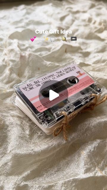 Nirali Shah on Instagram: "Used an actual cassette this time!😭🎧✨💕" Things To Do For Your Girlfriend Diy, Cute Girlfriend Gift Ideas, Gifts To Make Your Girlfriend, Diy Gifts For Girlfriend Creative, Diy Presents For Girlfriend, Diy Gift Ideas For Girlfriend, Nirali Shah, Gift Ideas For Girlfriends, Crafts For Girlfriend