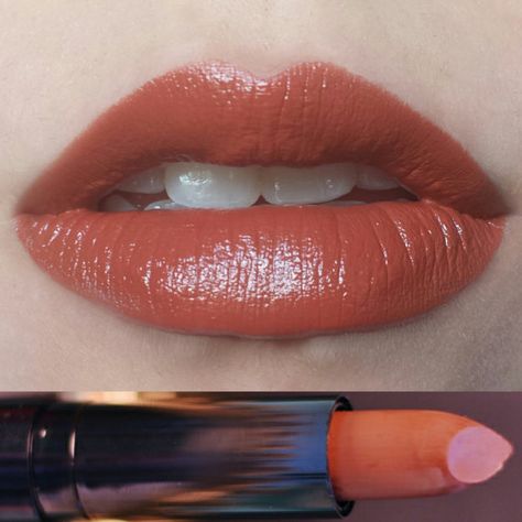 Pyromaniac is a rusty, burnt orange lipstick with a semi matte finish. This color is the result of too much heat, but dont worry, your lips Burnt Orange Lipstick, Mac Chili Lipstick, Face Fun, Nyx Butter, Nyx Butter Gloss, Makeup Korean, Butter Gloss, Orange Lipstick, Orange Lips