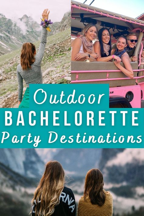 Bachelorette Destination Ideas, Outdoor Bachelorette Party, Lake Tahoe Bachelorette Party, Bachelorette Party Places, Tahoe Bachelorette, Bachelorette Party Lake, Bachelorette Locations, Glamping Bachelorette Party, Destination Bachelorette Party