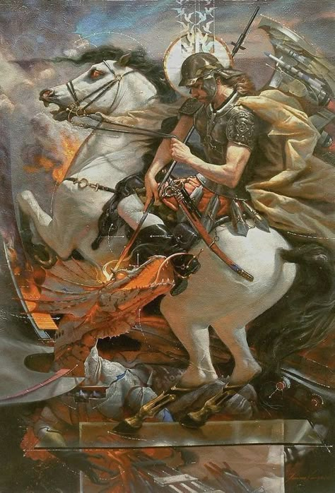 Home / X Saint George And The Dragon, Rennaissance Art, Biblical Art, Old Paintings, Catholic Art, Medieval Art, St George, Sacred Art, Horse Painting