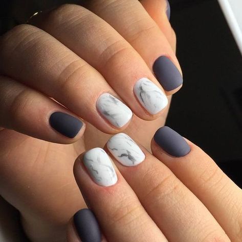 Matte Grey Nails Short, Matte Gel Nails Ideas, Simple Matte Nails Short, Neutral Nails Matte, Gray Nails Matte, Short Matte Nail Designs, Matte Fall Nails Short, Simple Matte Nails, Matte Nails Short