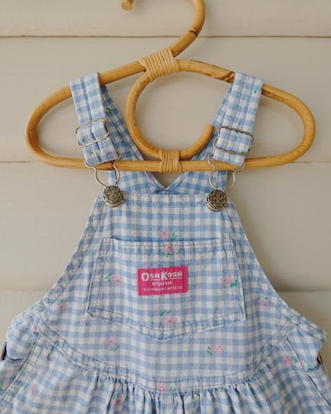 1980’s - Vintage Oshkosh Gingham/floral Overalls, 2Y. Excellent vintage condition. $200 including postage. Comment “sold” to purchase and proceed with a DM - Floral Overalls, Vintage Oshkosh, Gingham, Overalls, Floral