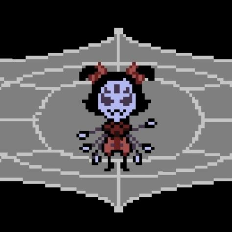 Undertale Pfp, Undertale Pixel Art, Muffet Undertale, Undertale Game, Undertale Deltarune, Pixel Art Pattern, Adventure Time, Art Videos, Pattern Art