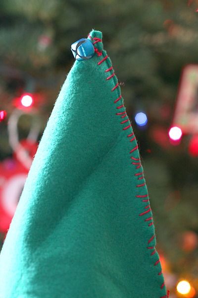 Sewing Project for Kids: DIY Felt Elf Hat Elf Hat Pattern Printable, Felt Elf Hat, Waldorf Summer, Elf Hat Pattern, Elves Ideas, Sewing Project For Kids, Felt Elf, Elf Stuff, Christmas Elf Hat