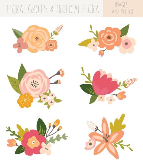 Flower clipart printables