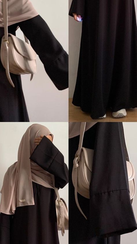 Abaya Fashion Modern, Simple Abaya Designs, Simple Abaya, Abaya Designs Latest, Abaya Outfit, Abaya Design, Muslimah Outfit, Stile Hijab, Muslim Outfits Casual