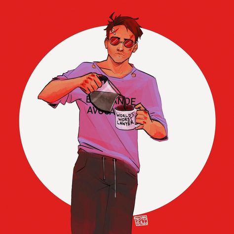 Phylicia on Instagram: “hes a terrible lawyer ❤️ Based off of the comic panel at the end Im back at school so I might be posting less but ill (hopefully) still…” Daredevil Tv Show, Daredevil Art, Daredevil Matt Murdock, Defenders Marvel, Comic Panel, Matt Murdock, Marvel Fan Art, Comic Panels, Im Back