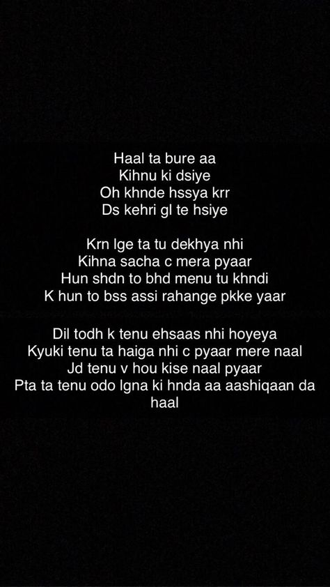 Punjabi Shayari In English, Punjabi Shyari Quotes, One Love Shubh, Kind Heart Quotes, Soccer Couples, Self Thought, Shyari Quotes, Soothing Quotes