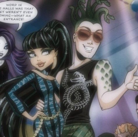 Monster High Main Ghouls, Duce X Cleo Monster High, Cleo And Deuce Matching Icons, Duce X Cleo Matching Pfp, Cleo And Draculaura Monster High, Cleo And Deus Monster High, Cleo And Dulce Fanart, Duece And Cleo Matching Pfp, Deuce And Cleo Matching Pfp