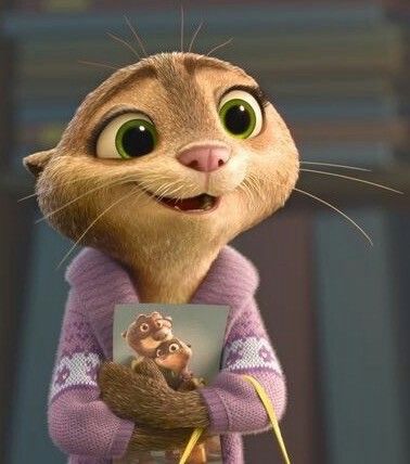 Mrs. Otterton - Disney Wiki - Wikia Zootopia Movie, Zootopia 2016, Zootopia Characters, Bonnie Hunt, Good Animated Movies, Disney Quiz, Jenny Slate, Animation Disney, Avengers Film