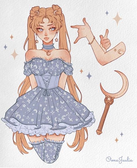 Daily Doodles, Sailor Moon Aesthetic, Sailor Moon Art, Draw Art, Dessin Adorable, Cute Art Styles, Girls Cartoon Art, Book Art Drawings, Moon Art