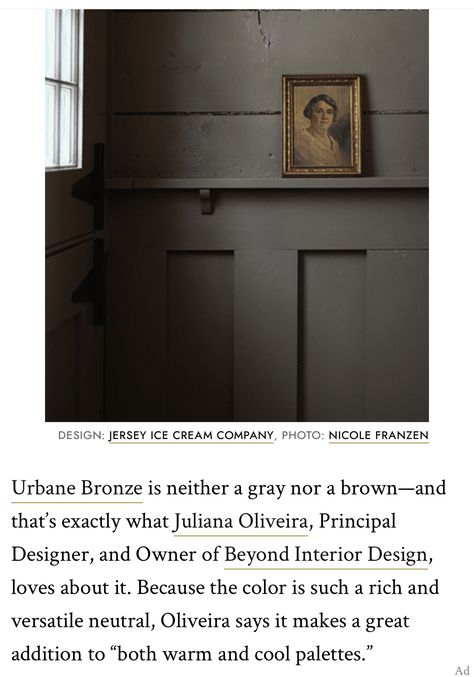 Black Walls Brown Trim, Painted Trim Entryway, Moody Den Paint Colors, Accent Wall Moody, Exterior Earth Tone House Colors, Moody Painted Furniture, Colonial Home Paint Colors, Darker Trim Than Walls, Moody Craftsman Interior