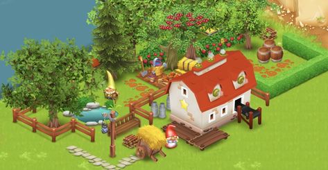 Hay Day Farm Design Dairy, Hayday Dairy Design, Hayday Game, Hayday Farm Design, Hay Day, Farm Design, Farm Decor, Game Design, Games To Play