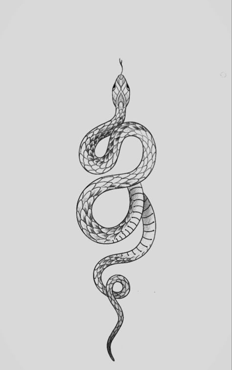 Serpent Tattoo Woman, Simple Snake Tattoo Stencil, Snake Tattoo Bicep, Minimal Snake Tattoo Design, Snake Shedding Tattoo, Snake Wrapped Around Arm Tattoo, Doe Tattoo, Cobra Tattoo, Around Arm Tattoo