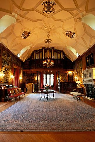 Scotland, Aberdeenshire, Fyvie Castle, Great Hall Castle Great Hall, Victorian Drawing Room, Skibo Castle, Chateaux Interiors, Aberdeenshire Scotland, Scottish Homes, Palace Interior, Castles In Scotland, Castle Tower