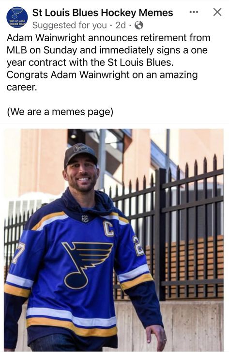 Adam Wainwright, St Louis Blues Hockey, Hockey Memes, St Louis Cardinals Baseball, Stl Cardinals, Cards Game, Baseball Humor, Cardinals Baseball, Win Or Lose