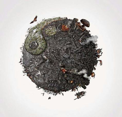 Destroyed Earth, 3d Pencil Drawings, The Ugly Truth, Create Awareness, Detailed Drawings, Land Art, Advertising Campaign, Natural Disasters, Yin Yang