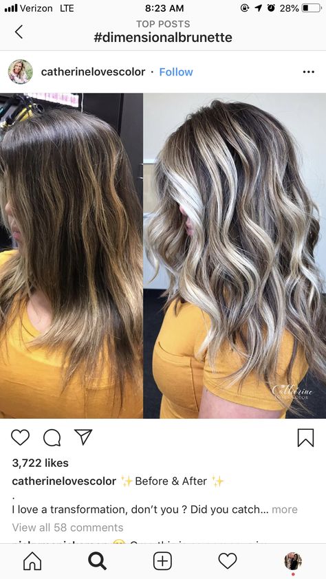 Baylage Hair, Pink Blonde Hair, Short Ombre Hair, Guest Hair, Brunette Hair With Highlights, Brown Hair With Blonde Highlights, Long Hair Color, Blending Gray Hair, Brown Blonde Hair