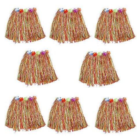 PRICES MAY VARY. polyplastic hula skirt with hibiscus flower trim Child's Size Hula Skirt (Adjustable to fit most children's waist sizes.) Each is brand new and individually packaged Length is 17"(40CM) Accessories for festive occasions , game cheerleaders, Hawaiian themed parties, activity, fancy dress parties,etc.Great for luau and birthday parties! Made with polyester synthetic grass and have flowered waistbands with adjustable velcro touch fastener. 17" long and feature a waist that fits app Hawaiian Themed Parties, Hawaiian Party Theme, Fit App, Hula Skirt, Summer Challenge, Flower Skirt, Fancy Dresses Party, Luau Party, Hibiscus Flower