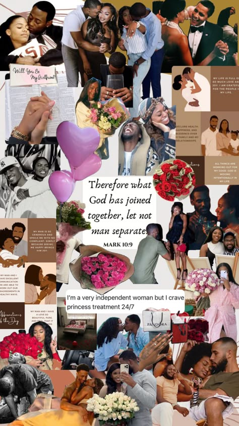 A love where he loves you as Christ loved the church. ❤️ #blacklove #blackcouples #christian #christianlove #marriage #courting #dating Marriage Vision Board, Relationship Vision Board, Christian Couples, Cute Date Ideas, Black Relationship Goals, Christian Relationships, Christian Dating, Godly Relationship, Godly Marriage