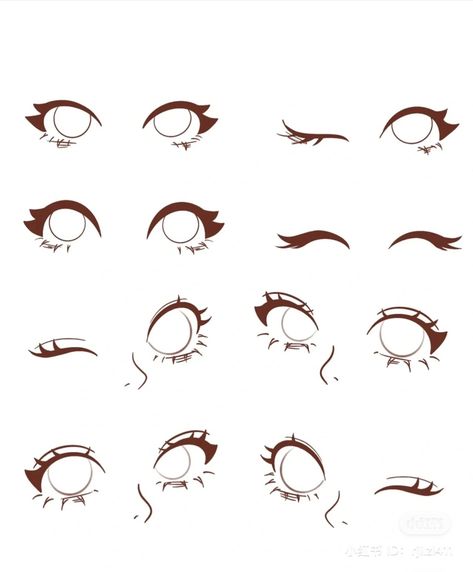 Lukisan Fesyen, Easy Eye Drawing, Kartu Remi, Cute Eyes Drawing, Eye Drawing Tutorials, Drawing Tutorial Face, Kraf Diy, Desen Anime, Creative Drawing Prompts