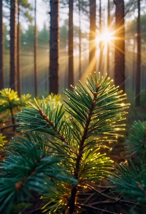 Premium Photo | Pine woods forest during morning vibes sunrise Pine Forest Aesthetic, Forest Poses, Forest Aesthetic, Woods Forest, Morning Vibes, Night Night, Pine Forest, In The Forest, Pine Tree